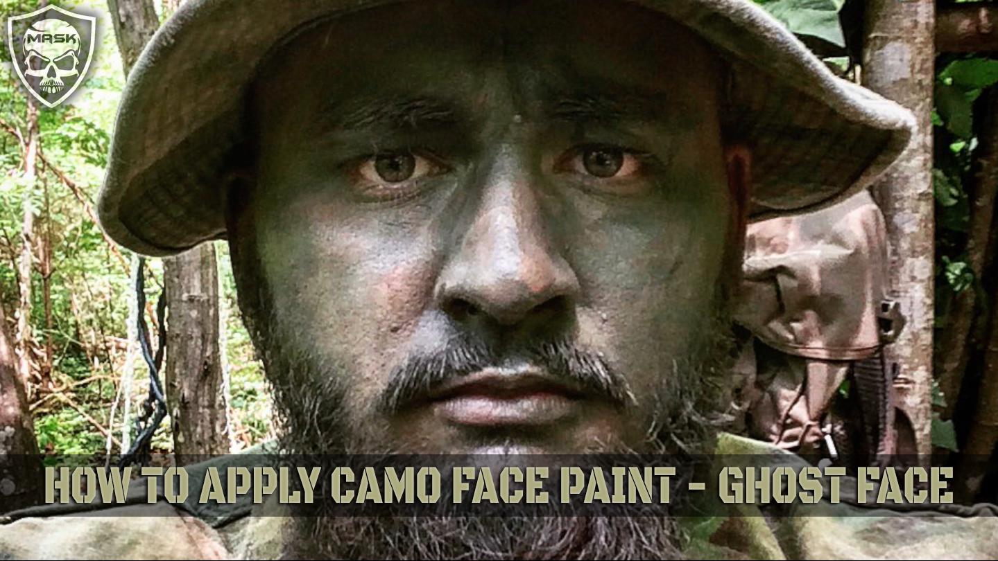 How To Apply Camo Face Paint - Ghost Face - MASK Tactical